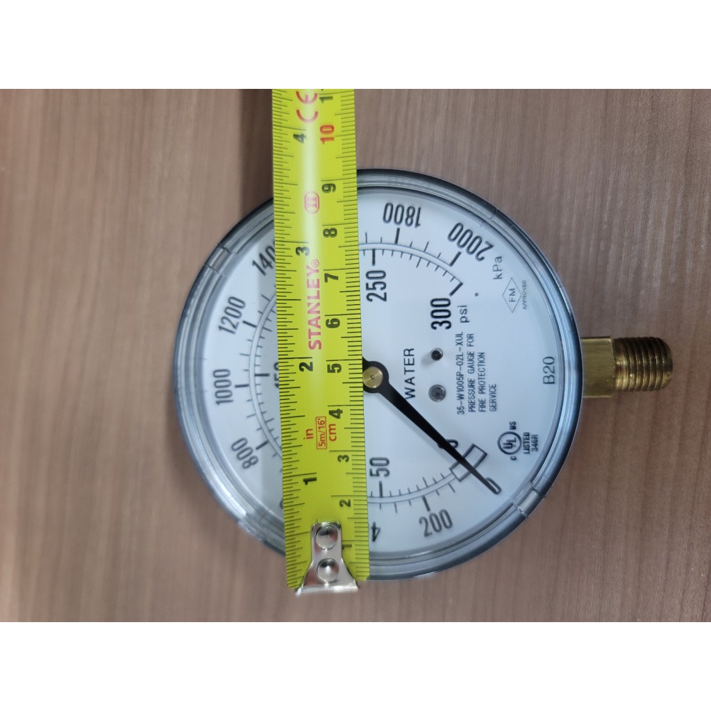 เกจวัดแรงดัน ดับเพลิง Pressure Gauge