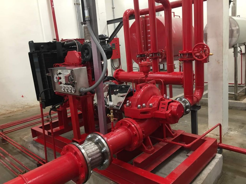 เครื่องสูบน้ำดับเพลิง 750GPM Cummins