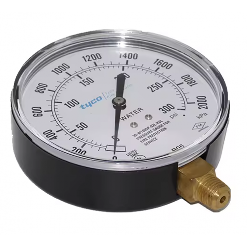 TYCO Pressure Gauge 4inch , 0-300 psi. UL FM